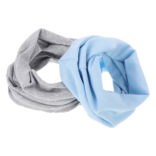 FRCOLOR 2pcs Boy Girl Neck Warmer Scarf Thick Warm Scarves for Outdoor Activities Stylish Comfortable for Boys and Girls Cold Weather