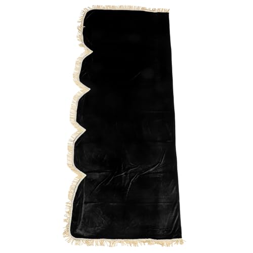 Housse piano 88 touches noire en peluche pour éviter la poussière fine