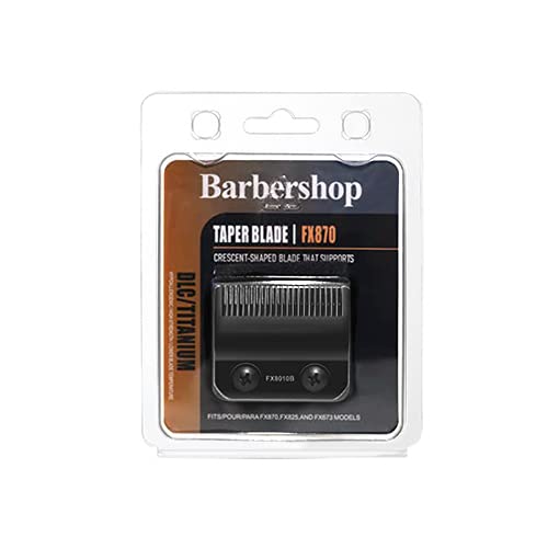 FX8010B Black Graphite Fade Replacement Blades compatible with BaBylissPRO Barberology Replacement Clipper fade Blades FX870/FXF880/FX810/FX825/FX673N (FX8010B Black)
