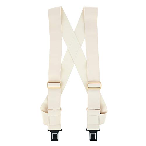 Perry Suspenders Men's Ultra Soft Undergarment Trucker Suspenders,Regular,Beige,Ps-ug200reg-bge-reg