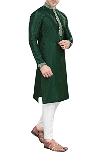 SK115 Men's Kurta Pajama Set Indian Traditional Party Wear Outfit2