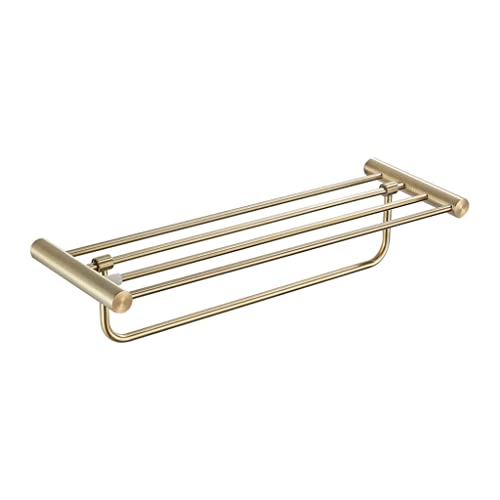 Porte-serviettes pour salle de bain lumineux double barre et couleur au choix