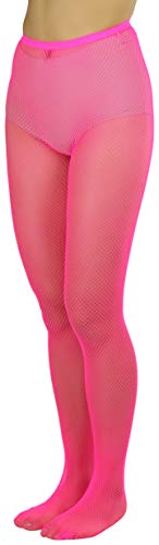 ToBeInStyle Women’s Sexy Vibrant Fine Classic Fishnet Full Footed Pantyhose3