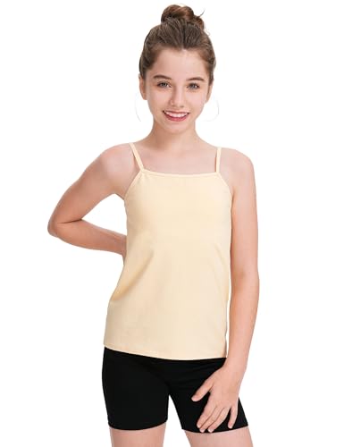 Image of BOOPH Girls Camisole Undershirts Kids Cotton Tank Tops Training Bra