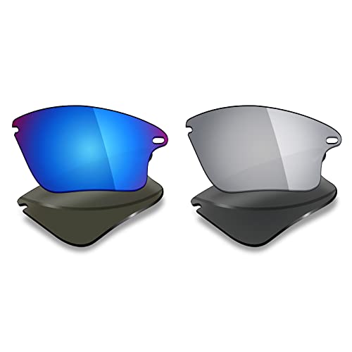 Image of Mryok 2 Pair Polarized Replacement Lenses for Oakley Fast Jacket XL Sunglass - Options