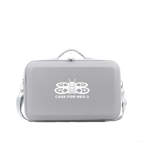 Funda para DJI Neo 2 en cuero PU impermeable gris con correa ajustable