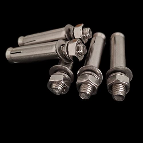 Image of Stainless Steel Expansion Bolts M8x60mm External Hex Expansion Bolt (5 Pack)