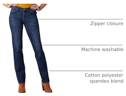Image of Lee Women's Petite Relaxed Fit Straight Leg Jean