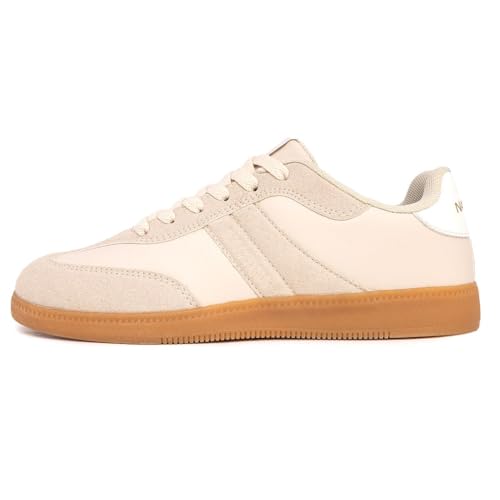 Image of Nautica Womens Fashion Sneaker Classic Casual Shoe with Soft Cushion Comfort and Durable Gum Bottom Outsole - Keota