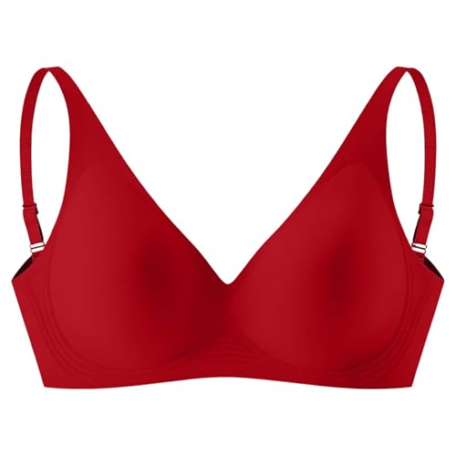 Sujetador efecto elevación suave alta comodidad vino red talla S 2