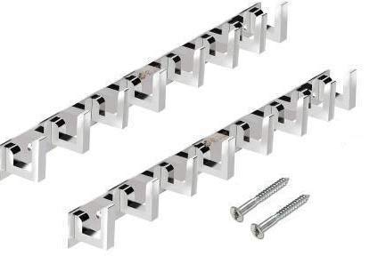 Goldfinch Classic 8 Pin Cloth Hanger Door Wall Hooks Rail for Hanging Clothes, Towel Hook Set/Bathroom Cloth Hanger Robe Wall Door Hooks Rail for Hanging Keys,Clothes,Towel Steel Hook (Pack of 2) (B098XR5ZP5) Amazon Price History, Amazon Price Tracker