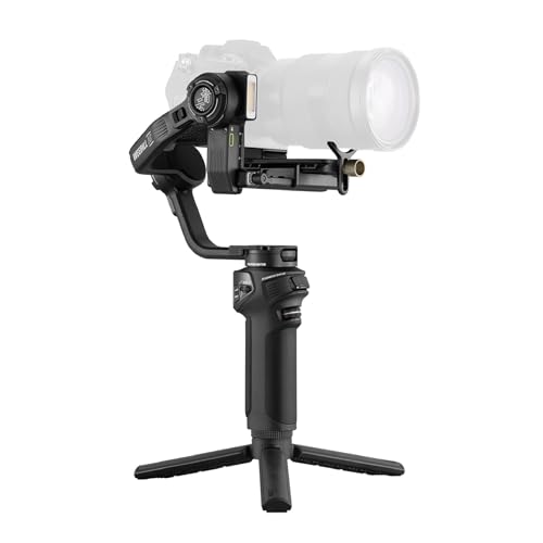 ZHIYUN Weebill 3S [Officiel] Stabilisateur de cardan à 3 Axes pour Appareil Photo, Bluetooth, Prise de Vue Verticale Native, léger DSLR & stabilisateur sans Miroir avec lumière de Remplissage pour