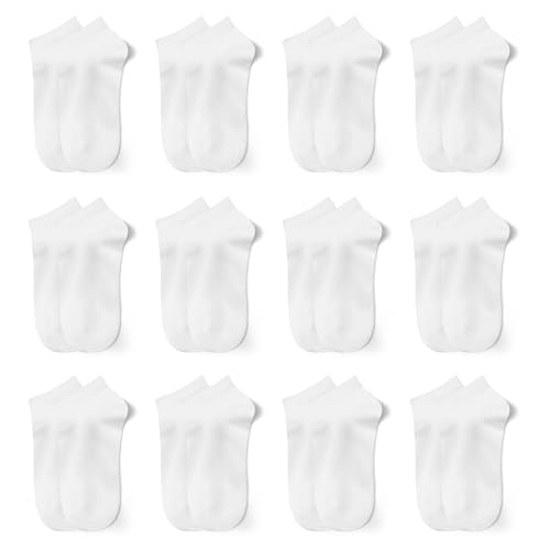 Desanlapi Sneaker Socken Kinder Baumwolle 12 Paar Sportsocken...