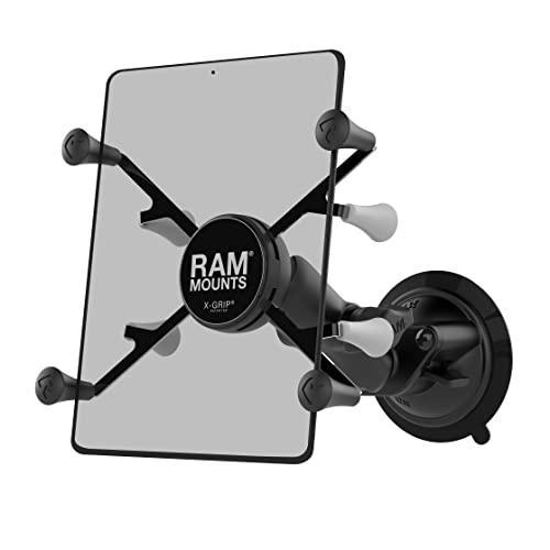 RAM Mounts RAM-B-166-UN8U X-Grip with RAM Twist-Lock Suction Cup Mount for 7'-8' Tablets with Medium...