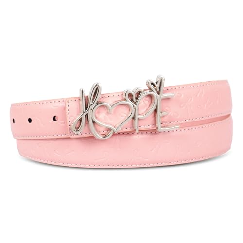 Image of Aurolran Women's Leather Belt with Buckle - Ideal for Dresses, Jeans, and Coats