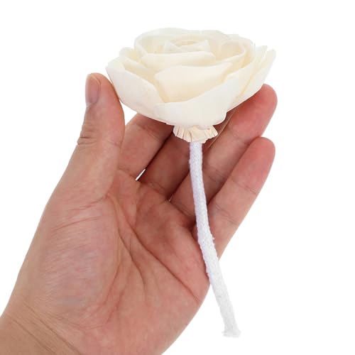 6 unidades Difusores de flores de madera Sola 5.7 pulgadas miniatura 5