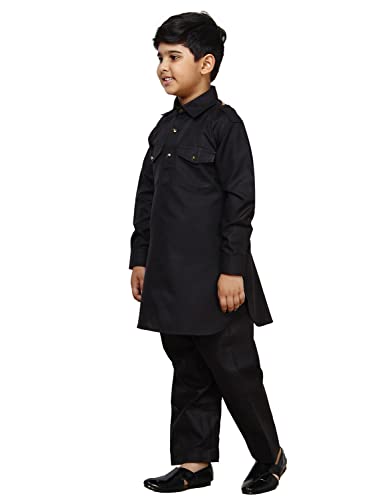 Boys Cotton Pathani Kurta set for kids | Indian Traditional wear (S-216)2