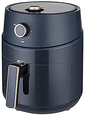 JKM Air Fryer 3.7QT Large Electric Oilless Mechanical Temperature Control, Nonstick Frying Basket, Knob-Blue