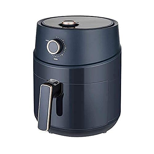 Jkm Air Fryer 3.7Qt Large Electric Oilless Mechanical Temperature Control, Nonstick Frying Basket, Knob-Blue #TOP9