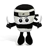 Topline 18 cm Plush Toy – Soft Cuddly Warrior Character Doll & Embroidered Details – Fun for Kids - Cute Present for Birthdays, Holidays or Any Occasion (Cappuccino Assassino)