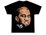 Pepenu Kanye WEST T-Shirt The College Dropout Album Cover Art Tour Merch Rare Collectible Hip Hop Rap Tee - 1 Black, X-Small