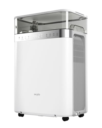 Image of avylo Dehumidifier for Basement, 90 Pint /Day Ultra Efficient Energy Star 2025, 4500 Sq.Ft Coverage, 2.11 Gallon Top Tank, Quiet Operation, Built-in Pump, Auto Defrost Dehumidifiers for Home, Silver