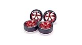  Radiokontrol Tamiya 95592 Mini 4WD Cerchi Neo-VQS Plated + Gomme Low Profile