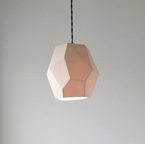 Geometric Porcelain Pendant Light, Modern Lighting