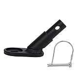 Generic Robuste Anhängerkupplung für Fahrradanhänger, Aluminiumlegierung, Verbindungsstift, Einfache Installation, Geeignet für Babyanhänger und die Meisten Fahrräder