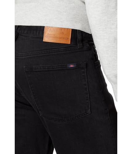 Faherty Organic Cotton Slim Straight Jeans (32" Inseam) - East Lake Wash3