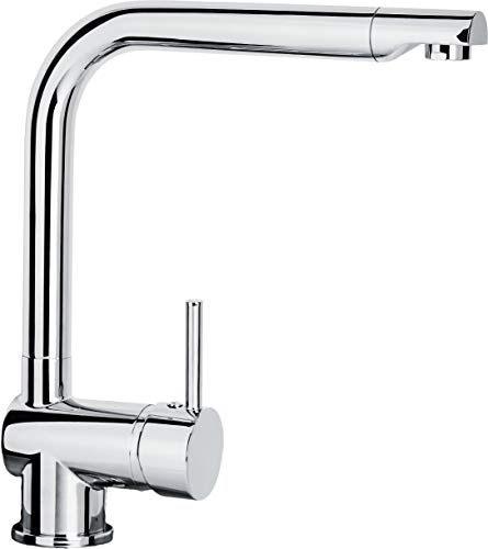 Preisvergleich Produktbild Timbus Spültisch-Einhebelarmatur "Bandeira" - Hochwertiger Druckguss-Messingkörper - verchromt - 360° schwenkbarer Auslauf / Hochdruck-Armatur / Küchenarmatur / Wasserhahn / TIM610