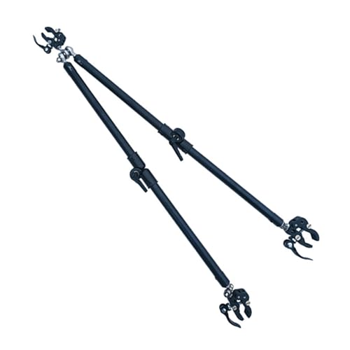 kowaku Bike Trailer Connector Foldable Tow Bar Aluminum Alloy Simple Assembly Length 63cm Multifunctional Bicycle Trailer Connector, Aluminum Clamps