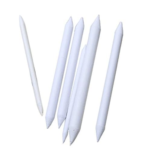 Gatuida Set de 18 Tocones y Tortillones para Difuminar Dibujo Papel para Mezclar Pasteles y Grafito Lápices Profesionales para Artistas Material Dibujo Profesional