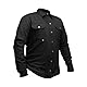 GREAT BIKERS GEAR – Herren-Motorradhemd, komplett verstärkt mit schützendem Aramid-Futter, Motorradbekleidung mit kostenlosen CE-Protektoren
