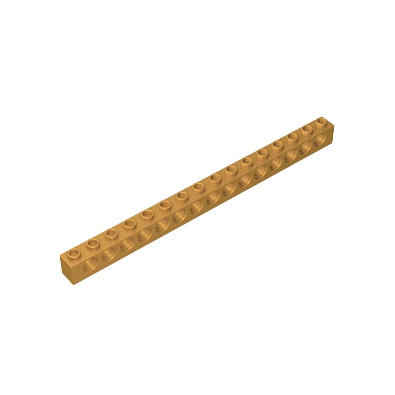 XYEIUGO 3703 Technology Brick Technic Brick 1x16 [15 Holes], 10 PCS — image 1