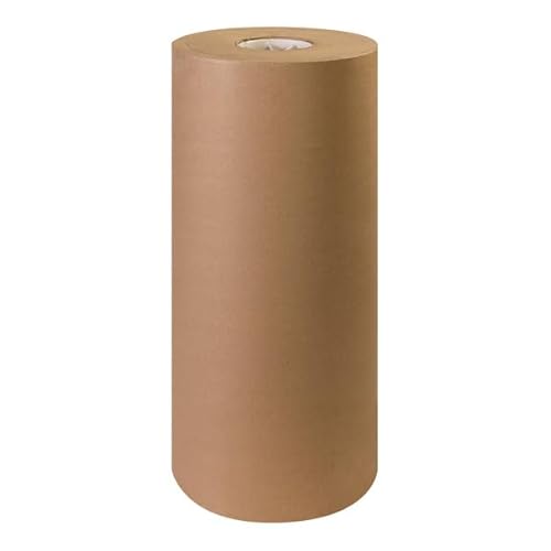Brown Void Fill Packing Paper Roll, 20 x 1200 Feet, 30 lb Weight, Industrial Shipping Wrap