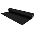 IncStores 1/4" Thick Tough Rubber Flooring Roll | Flexible Recycled Rubber Gym Floor Mats for Home Gym | Heavy Duty Rubber Mat for Home Gyms, Sheds, Horse Stall Mat or Trailer | 3’x4’ | Black