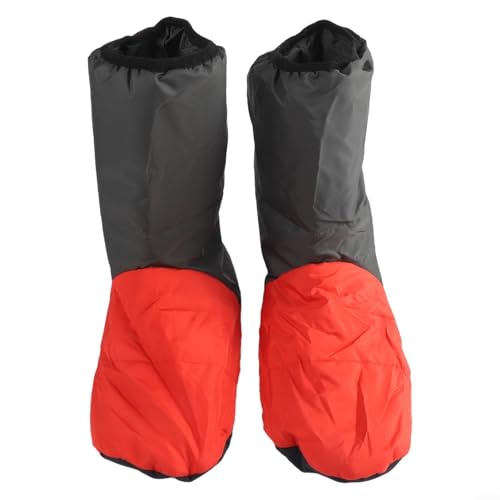 Cómodos calentadores de pies de invierno para camping, senderismo y necesidades de viaje (rojo)
