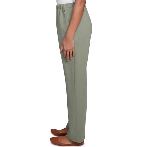 Alfred Dunner Patch Pocket Short Length Elastic Waistband Pant4