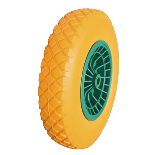 Linxor - Roue increvable pour brouette 38.5 x 9 cm - Axe 20 mm