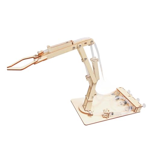 Generic Kits de ciência de braço robótico de levantamento hidráulico Desenvolvimento Diy 3D Assembléia de quebra -cabeça Ensino de ciências para
