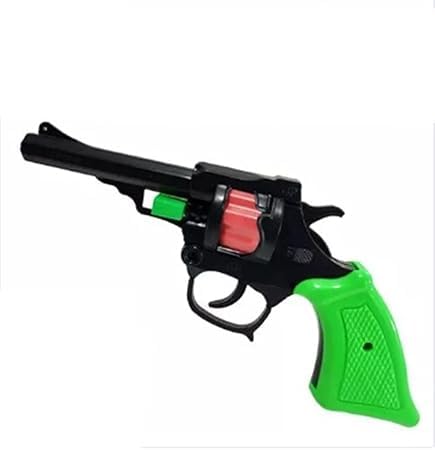 Generic Diwali Gun New Technology Ring Cap Gun Toy Convulsing Shoot for Kids Multi Colour