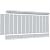 Ekena Millwork WPKP40NGD 40" Height Deluxe Shiplap with a Nickel Gap 8' Length PVC Wainscoting Kit, 41-5/8"