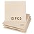 Dofiki 6 Pcs 1/8” Plywood 3mm Basswood Sheet 400x400x3mm 1/8”x15.7”x15.7” Balsa Plywood Board for Laser Cutting Engraving Crafts Wood Burning Building Model