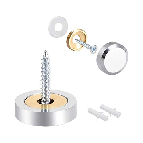 Clous décoratifs pour vis de miroir 22mm pour masquer les vis apparentes