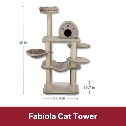 Torre para gatos TRIXIE Fabiola 65 pulgadas 4 niveles miniatura 3