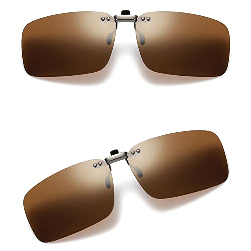 Polarized Clip On Sunglasses, UV Protection Clip On Glasses for Men2