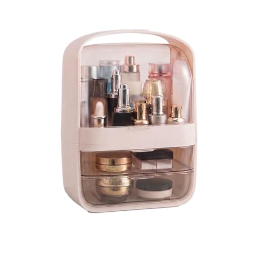 �R�X���{�b�N�X ���ϕi���[�{�b�N�X ���ϕi�P�[�X 2�w �R�X���P�[�X ��e�� ���� �A�N�����ޗ� �����ϋv�� �����ȒP �����o���� ������� �� ��� �l�C ���@�\ �h���b�T�[ ���C�N�p�i�̐������[ (�X�^�C��2-�s���N�G26x16x36cm)