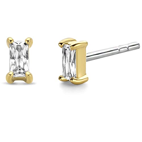 Ti Sento - Milano Clous d'oreilles pour femme en argent 925 et zircone - Taille unique - 88379713, Zircone cubique