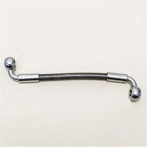 Durite de frein M8 90° tressée en acier 200cm pour motocross et pit bike
